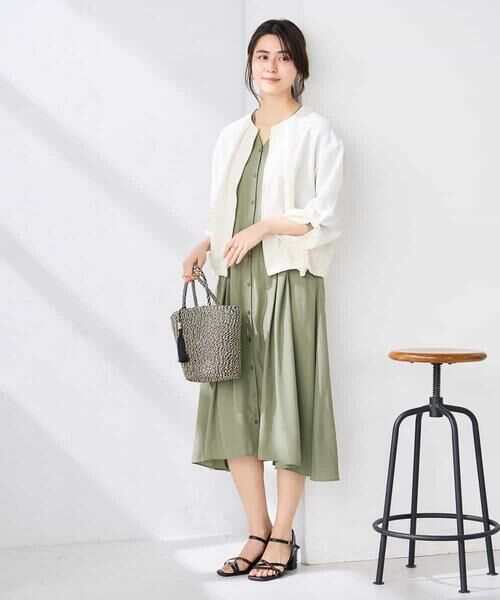 a.v.v / アー・ヴェ・ヴェ その他アウター | ノーカラーメッシュブルゾン | 詳細4