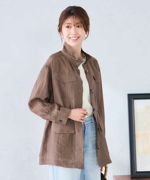 a.v.v / アー・ヴェ・ヴェ セットアップ | シアーサファリジャケット | 詳細1