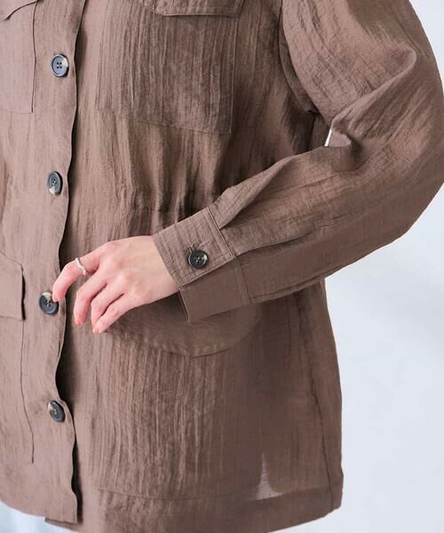 a.v.v / アー・ヴェ・ヴェ セットアップ | シアーサファリジャケット | 詳細10