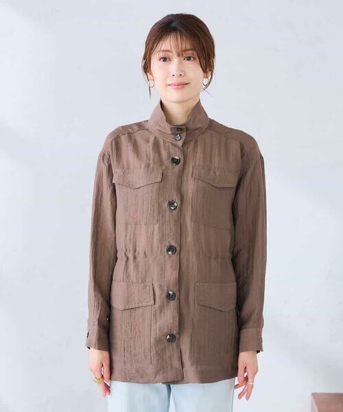 a.v.v / アー・ヴェ・ヴェ セットアップ | シアーサファリジャケット | 詳細6