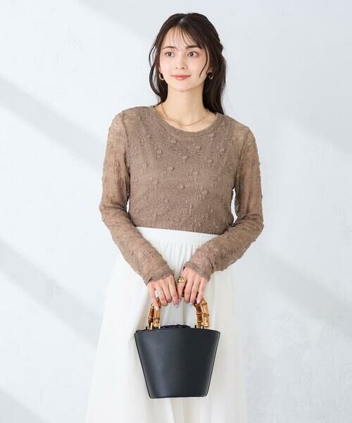 a.v.v / アー・ヴェ・ヴェ カットソー | ストレッチレーストップス | 詳細1