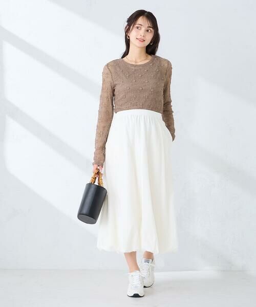 a.v.v / アー・ヴェ・ヴェ カットソー | ストレッチレーストップス | 詳細2