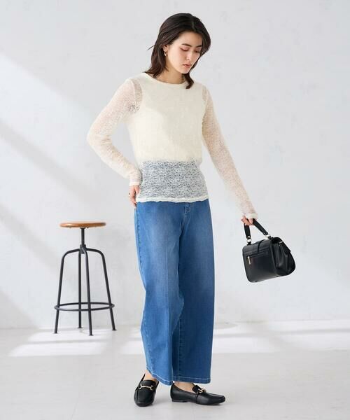 a.v.v / アー・ヴェ・ヴェ カットソー | ストレッチレーストップス | 詳細6