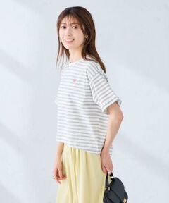 a.v.v / アー・ヴェ・ヴェ カットソー | 大人のクロップド刺繍Tシャツ【UVカット・接触冷感】