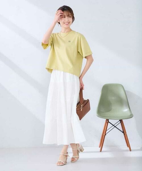 a.v.v / アー・ヴェ・ヴェ カットソー | 大人のクロップド刺繍Tシャツ【UVカット・接触冷感】 | 詳細18