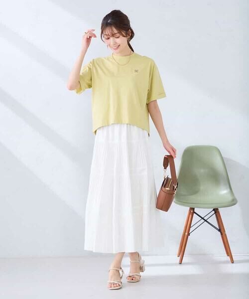 a.v.v / アー・ヴェ・ヴェ カットソー | 大人のクロップド刺繍Tシャツ【UVカット・接触冷感】 | 詳細19