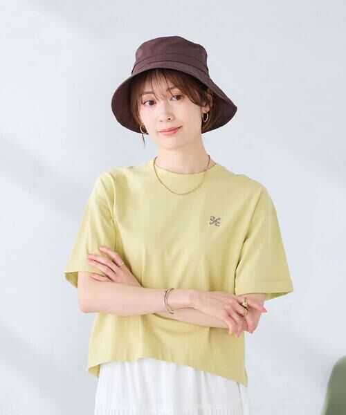 a.v.v / アー・ヴェ・ヴェ カットソー | 大人のクロップド刺繍Tシャツ【UVカット・接触冷感】 | 詳細20