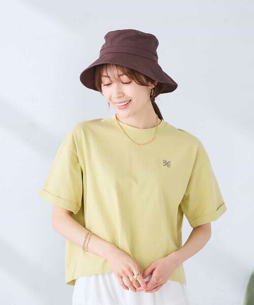 a.v.v / アー・ヴェ・ヴェ カットソー | 大人のクロップド刺繍Tシャツ【UVカット・接触冷感】 | 詳細21