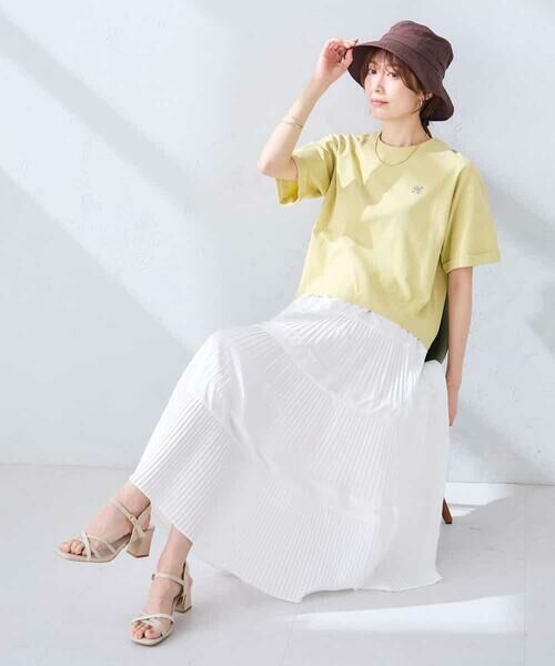 a.v.v / アー・ヴェ・ヴェ カットソー | 大人のクロップド刺繍Tシャツ【UVカット・接触冷感】 | 詳細23