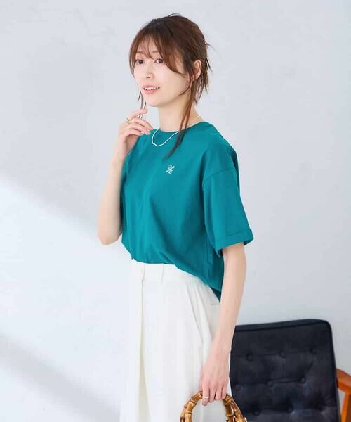 a.v.v / アー・ヴェ・ヴェ カットソー | 大人のクロップド刺繍Tシャツ【UVカット・接触冷感】 | 詳細26