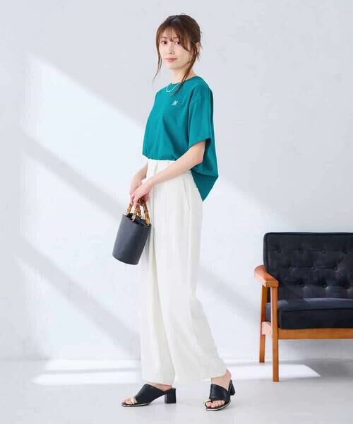 a.v.v / アー・ヴェ・ヴェ カットソー | 大人のクロップド刺繍Tシャツ【UVカット・接触冷感】 | 詳細28