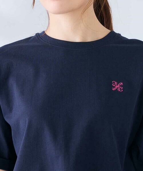 a.v.v / アー・ヴェ・ヴェ カットソー | 大人のクロップド刺繍Tシャツ【UVカット・接触冷感】 | 詳細6