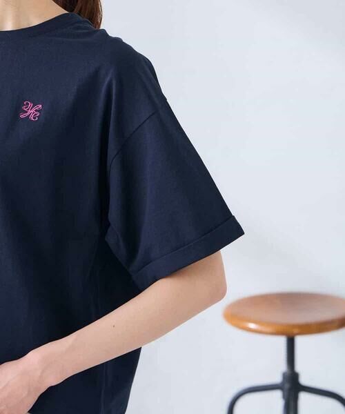 a.v.v / アー・ヴェ・ヴェ カットソー | 大人のクロップド刺繍Tシャツ【UVカット・接触冷感】 | 詳細7