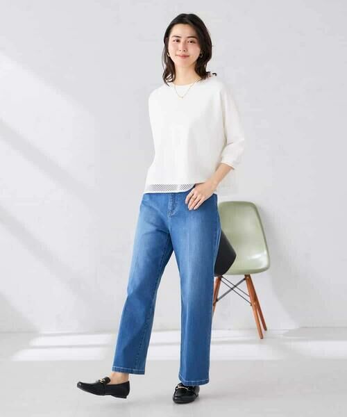 a.v.v / アー・ヴェ・ヴェ カットソー | 幾何レースドルマンカットソー | 詳細22