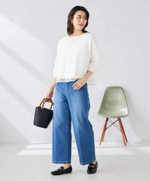 a.v.v / アー・ヴェ・ヴェ カットソー | 幾何レースドルマンカットソー | 詳細23