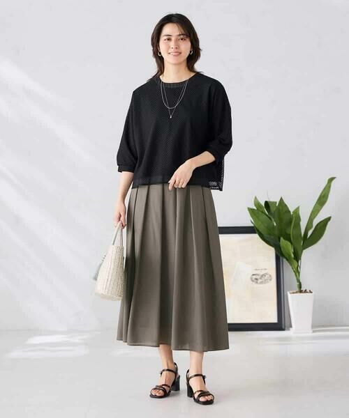 a.v.v / アー・ヴェ・ヴェ カットソー | 幾何レースドルマンカットソー | 詳細27