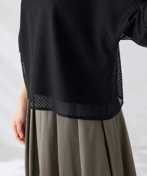 a.v.v / アー・ヴェ・ヴェ カットソー | 幾何レースドルマンカットソー | 詳細4