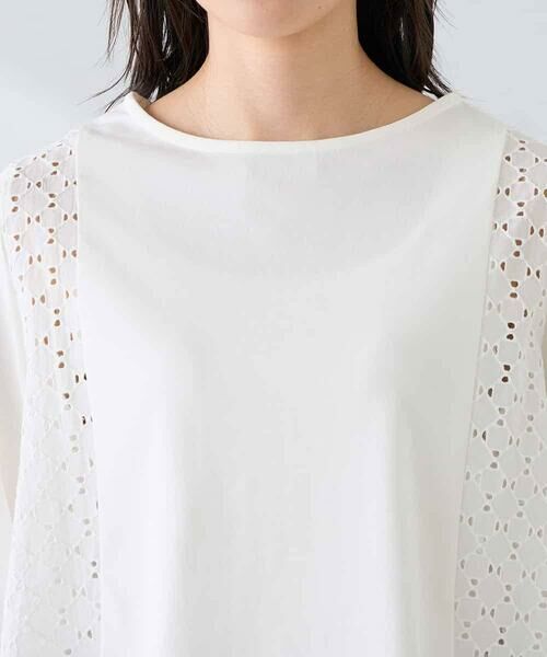 a.v.v / アー・ヴェ・ヴェ カットソー | レース切替Aラインカットソー | 詳細18