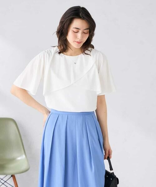 a.v.v / アー・ヴェ・ヴェ カットソー | 【前後2WAY】フリルデザインカットソー | 詳細14