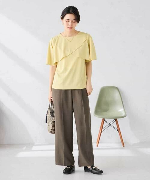 a.v.v / アー・ヴェ・ヴェ カットソー | 【前後2WAY】フリルデザインカットソー | 詳細6