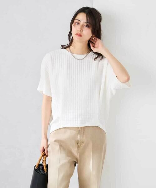 a.v.v / アー・ヴェ・ヴェ カットソー | ポコポコドルマントップス（ホワイト）