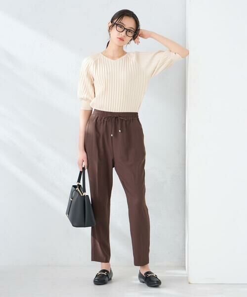 a.v.v / アー・ヴェ・ヴェ チノ・ワークパンツ | ［支持率NO.1/接触冷感/速乾/UVカット/イージーケア］イージーテーパードパンツ | 詳細5