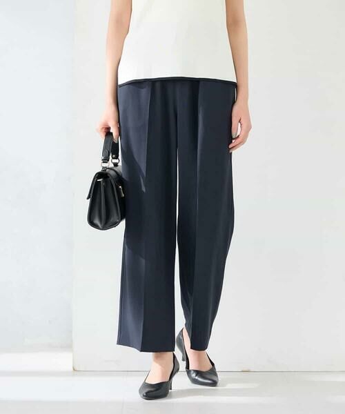 a.v.v / アー・ヴェ・ヴェ その他パンツ | ［支持率NO.1/接触冷感/速乾/UVカット/イージーケア］イージーワイドパンツ（ネイビー）