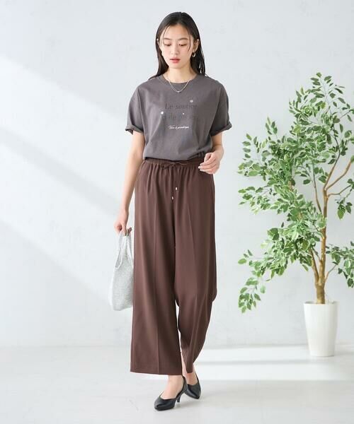 a.v.v / アー・ヴェ・ヴェ その他パンツ | ［支持率NO.1/接触冷感/速乾/UVカット/イージーケア］イージーワイドパンツ | 詳細3