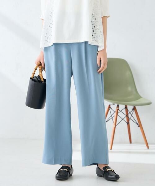 a.v.v / アー・ヴェ・ヴェ その他パンツ | ［支持率NO.1/接触冷感/速乾/UVカット/イージーケア］スッキリ見えワイドパンツ | 詳細1