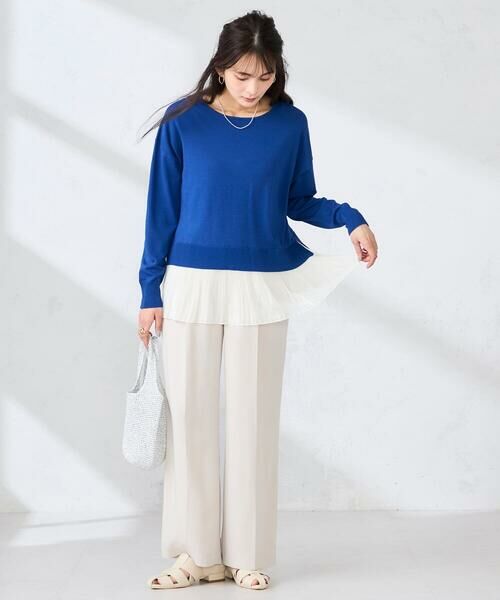 a.v.v / アー・ヴェ・ヴェ その他パンツ | ［支持率NO.1/接触冷感/速乾/UVカット/イージーケア］スッキリ見えワイドパンツ | 詳細19