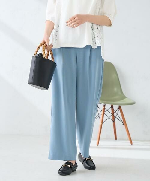 a.v.v / アー・ヴェ・ヴェ その他パンツ | ［支持率NO.1/接触冷感/速乾/UVカット/イージーケア］スッキリ見えワイドパンツ | 詳細2