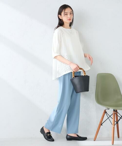 a.v.v / アー・ヴェ・ヴェ その他パンツ | ［支持率NO.1/接触冷感/速乾/UVカット/イージーケア］スッキリ見えワイドパンツ | 詳細4