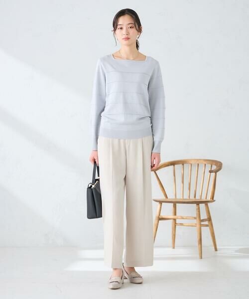 a.v.v / アー・ヴェ・ヴェ その他パンツ | ［支持率NO.1/接触冷感/速乾/UVカット/イージーケア］スッキリ見えワイドパンツ | 詳細8