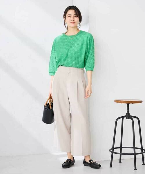 a.v.v / アー・ヴェ・ヴェ ショート・ハーフ・半端丈パンツ | 【接触冷感/UVカット】リネンライククロップドパンツ【セットアップ対応/アンチピリング】 | 詳細16