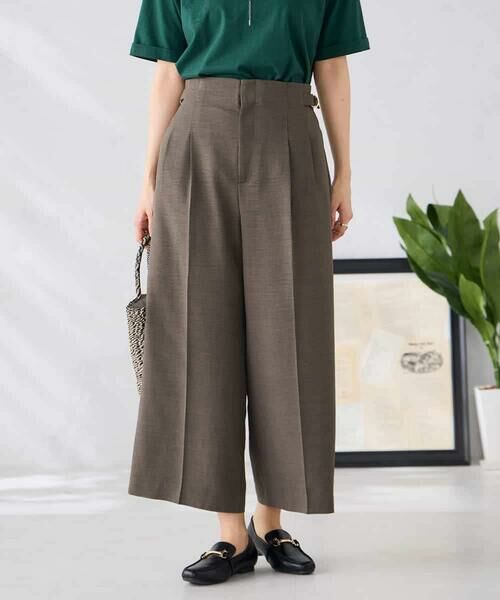 a.v.v / アー・ヴェ・ヴェ ショート・ハーフ・半端丈パンツ | 【接触冷感/UVカット】リネンライククロップドパンツ【セットアップ対応/アンチピリング】 | 詳細18