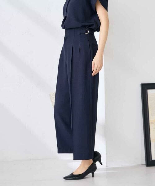 a.v.v / アー・ヴェ・ヴェ ショート・ハーフ・半端丈パンツ | 【接触冷感/UVカット】リネンライククロップドパンツ【セットアップ対応/アンチピリング】 | 詳細2