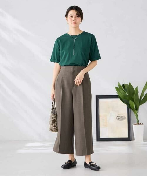 a.v.v / アー・ヴェ・ヴェ ショート・ハーフ・半端丈パンツ | 【接触冷感/UVカット】リネンライククロップドパンツ【セットアップ対応/アンチピリング】 | 詳細21
