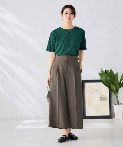 a.v.v / アー・ヴェ・ヴェ ショート・ハーフ・半端丈パンツ | 【接触冷感/UVカット】リネンライククロップドパンツ【セットアップ対応/アンチピリング】 | 詳細22