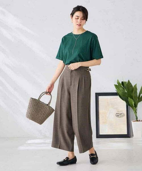 a.v.v / アー・ヴェ・ヴェ ショート・ハーフ・半端丈パンツ | 【接触冷感/UVカット】リネンライククロップドパンツ【セットアップ対応/アンチピリング】 | 詳細24