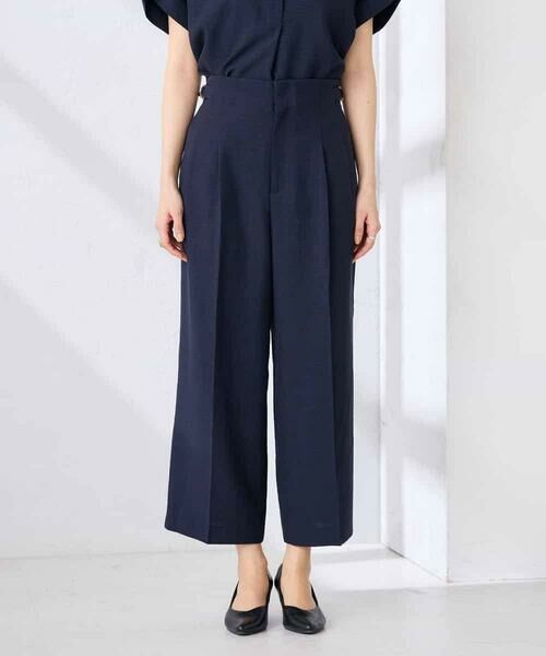 a.v.v / アー・ヴェ・ヴェ ショート・ハーフ・半端丈パンツ | 【接触冷感/UVカット】リネンライククロップドパンツ【セットアップ対応/アンチピリング】 | 詳細25