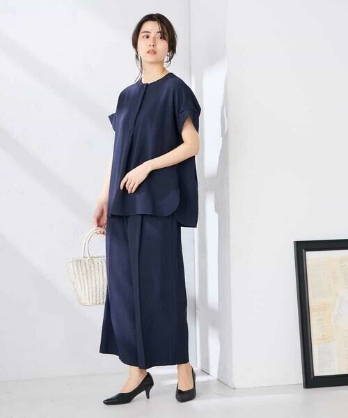 a.v.v / アー・ヴェ・ヴェ ショート・ハーフ・半端丈パンツ | 【接触冷感/UVカット】リネンライククロップドパンツ【セットアップ対応/アンチピリング】 | 詳細6