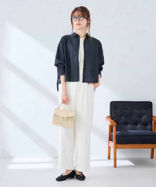 a.v.v / アー・ヴェ・ヴェ チノ・ワークパンツ | ラップ風ワイドパンツ | 詳細5