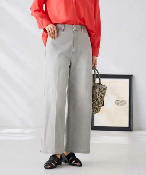 a.v.v / アー・ヴェ・ヴェ チノ・ワークパンツ | デニムワイドパンツ【11OZ/春夏に最適】 | 詳細17