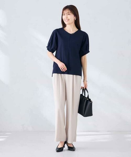 a.v.v / アー・ヴェ・ヴェ チノ・ワークパンツ | 2タックワイドパンツ【セットアップ対応】 | 詳細5