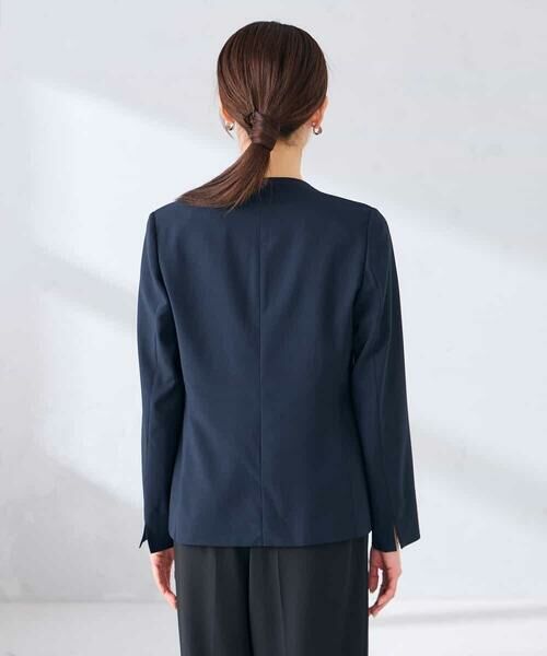 a.v.v / アー・ヴェ・ヴェ ノーカラージャケット | 【接触冷感/イージーケア/UVカット/吸水速乾】サマーストレッチノーカラージャケット | 詳細18