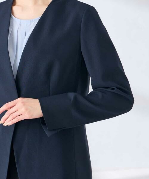 a.v.v / アー・ヴェ・ヴェ ノーカラージャケット | 【接触冷感/イージーケア/UVカット/吸水速乾】サマーストレッチノーカラージャケット | 詳細20