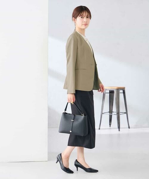 a.v.v / アー・ヴェ・ヴェ ノーカラージャケット | 【接触冷感/イージーケア/UVカット/吸水速乾】サマーストレッチノーカラージャケット | 詳細9