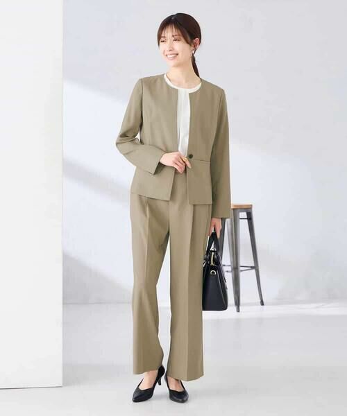 a.v.v / アー・ヴェ・ヴェ ノーカラージャケット | 【接触冷感/イージーケア/UVカット/吸水速乾】サマーストレッチキーネックジャケット | 詳細11