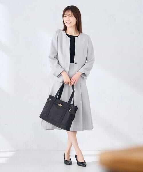 a.v.v / アー・ヴェ・ヴェ ノーカラージャケット | 【接触冷感/イージーケア/UVカット/吸水速乾】サマーストレッチキーネックジャケット | 詳細21