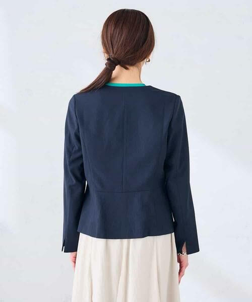 a.v.v / アー・ヴェ・ヴェ ノーカラージャケット | 【接触冷感/イージーケア/UVカット/吸水速乾】サマーストレッチキーネックジャケット | 詳細25